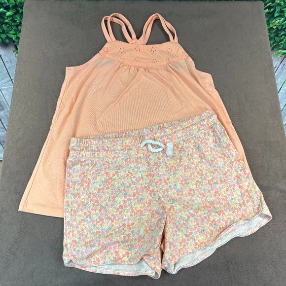 OshKosh Girls 2 PC Cotton Blend Summer Outfit (SKU: 133G) - Picture 1 of 5